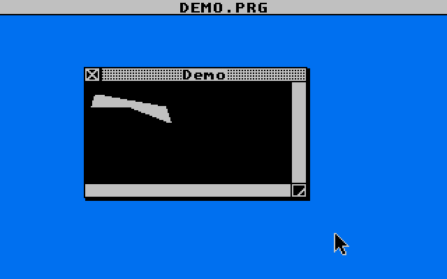 Simple GEM Window Based Drawing Demo atari screenshot